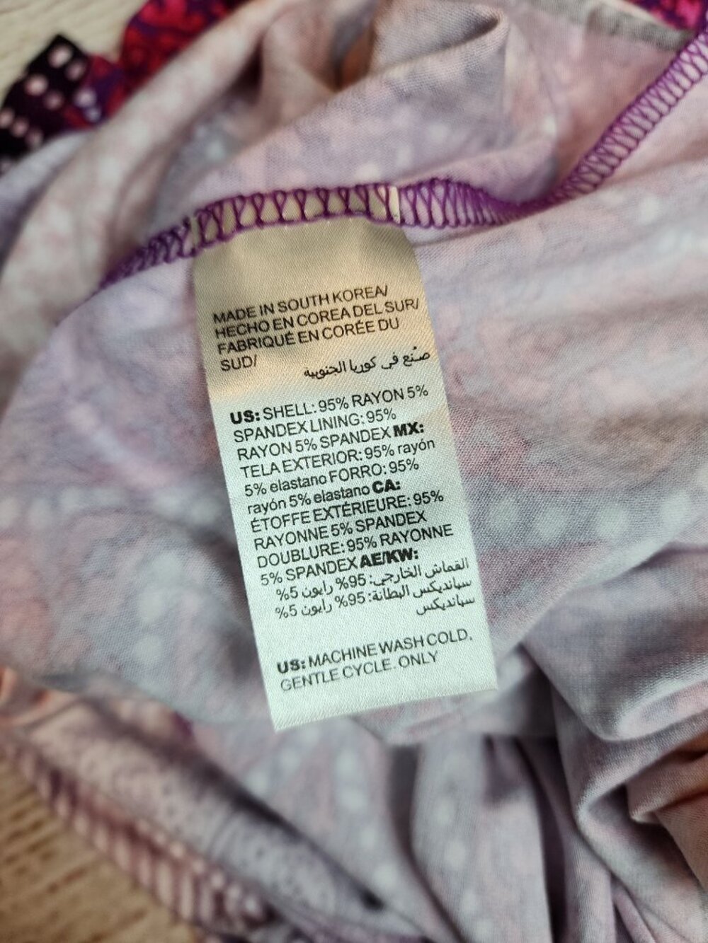 Chico's Vibrant Pink Purple Knot Front Paisley Maxi Dress Size 2 (12/14) Boho - Picture 7 of 12